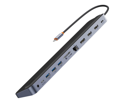 Hub USB Baseus USB-C - EliteJoy Gen2 2x HDMI 3x USB3.0 PD DP SD/TF